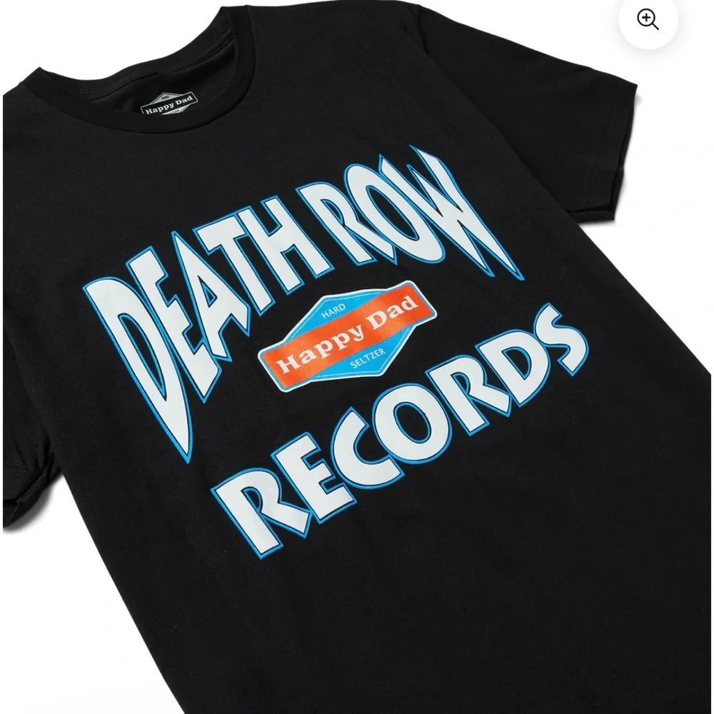 HAPPY DAD X DEATH ROW COLLAB black TEE shirt NWT - Picture 2 of 4